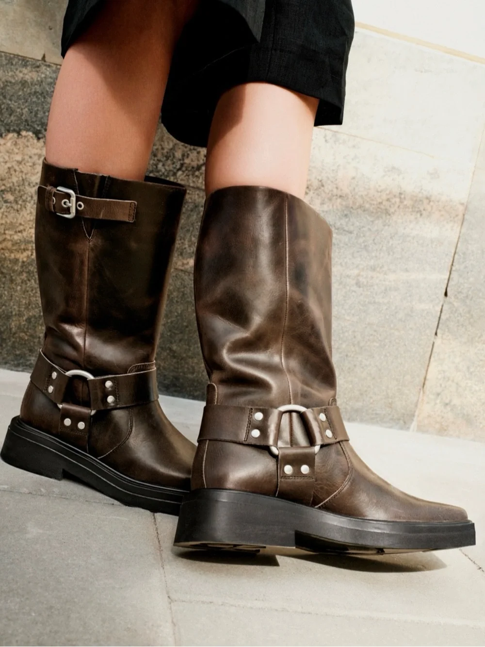 VAGABOND Eyra Tall boots in brown size 10